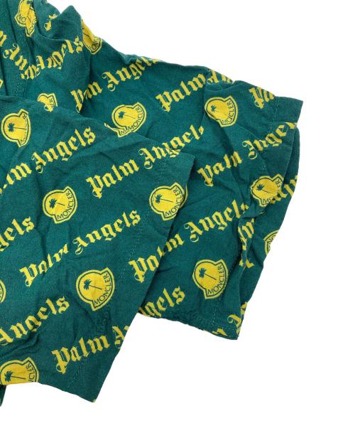 MONCLER（モンクレール）MONCLER (モンクレール) Palm Angels (パーム エンジェルス) アロハシャツ グリーン サイズ:48の古着・服飾アイテム