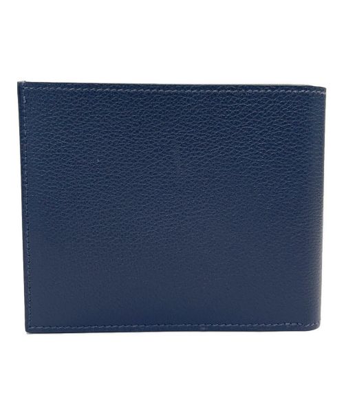 HERMES（エルメス）HERMES (エルメス) シチズンツイルコンパクトウォレット ネイビーの古着・服飾アイテム