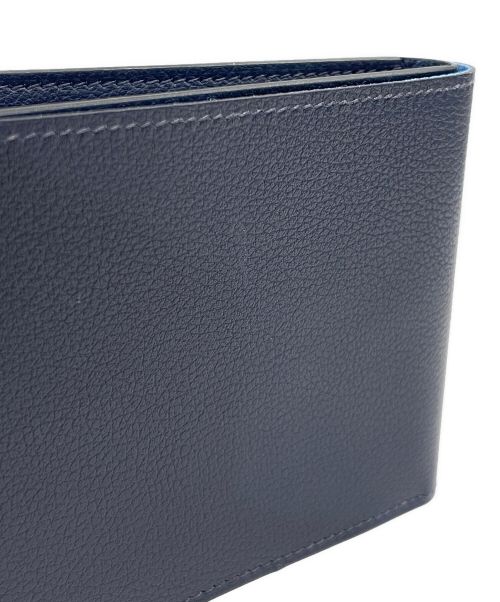 HERMES（エルメス）HERMES (エルメス) シチズンツイルコンパクトウォレット ネイビーの古着・服飾アイテム