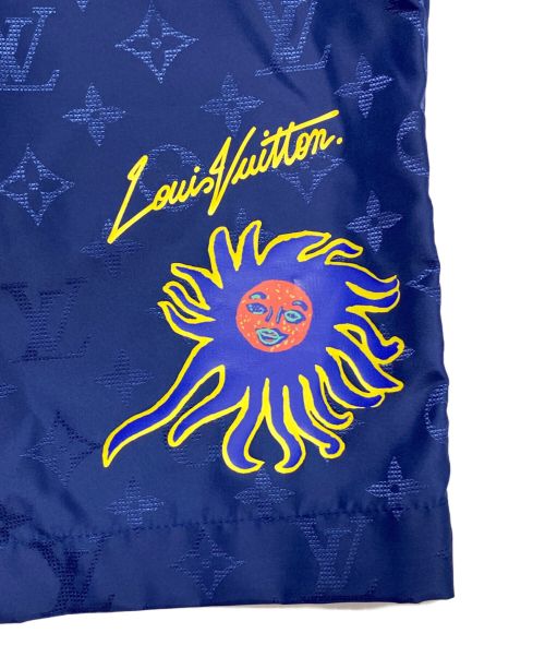 LOUIS VUITTON（ルイ ヴィトン）LOUIS VUITTON (ルイ ヴィトン) yayoi kusama (ヤヨイクサマ) ハーフパンツ ブルー サイズ:Mの古着・服飾アイテム