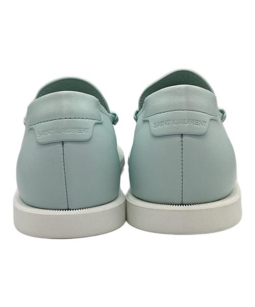 Saint Laurent Paris（サンローランパリ）Saint Laurent Paris (サンローランパリ) ローファー スカイブルー サイズ:41の古着・服飾アイテム