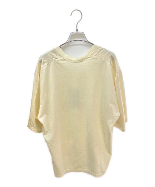 pelleq（ペレック）pelleq (ペレック) VネックスシルクT イエロー サイズ:36 未使用品の古着・服飾アイテム