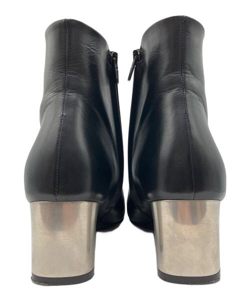 CELINE（セリーヌ）CELINE (セリーヌ) メタルヒールサイドジップブーツ ブラック サイズ:SIZE37の古着・服飾アイテム