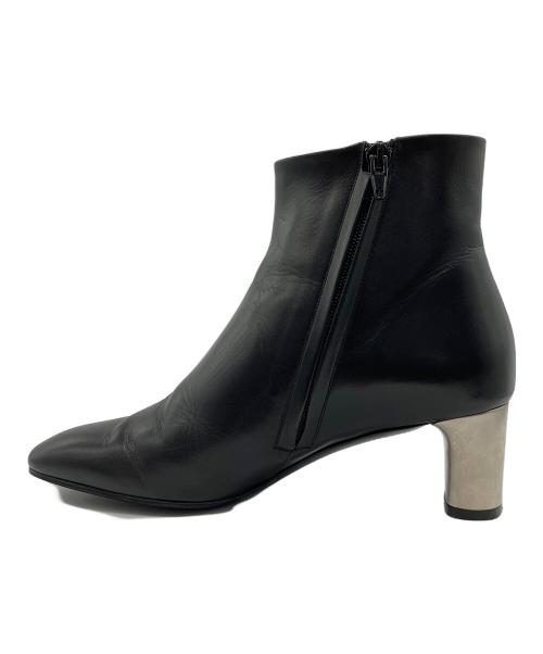 CELINE（セリーヌ）CELINE (セリーヌ) メタルヒールサイドジップブーツ ブラック サイズ:SIZE37の古着・服飾アイテム