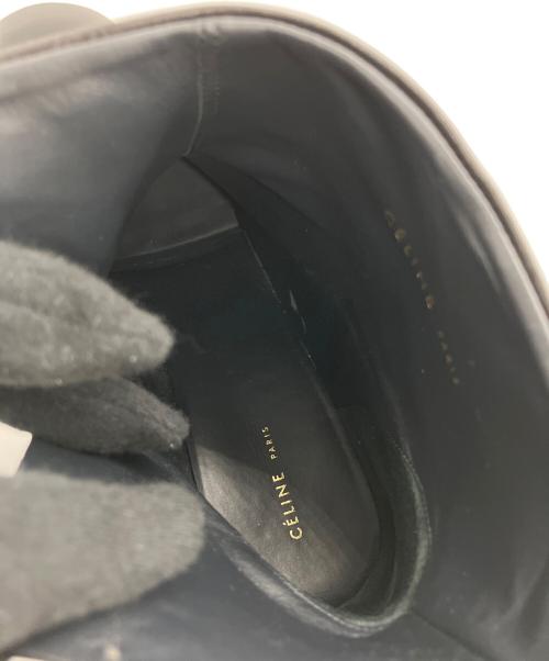 CELINE（セリーヌ）CELINE (セリーヌ) メタルヒールサイドジップブーツ ブラック サイズ:SIZE37の古着・服飾アイテム