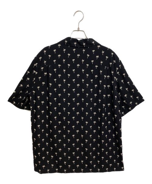 CELINE（セリーヌ）CELINE (セリーヌ) Rayon Hawaiian Shirt (ハワイアンシャツ) ノワール ×クレ サイズ:38の古着・服飾アイテム