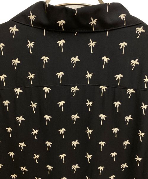 CELINE（セリーヌ）CELINE (セリーヌ) Rayon Hawaiian Shirt (ハワイアンシャツ) ノワール ×クレ サイズ:38の古着・服飾アイテム