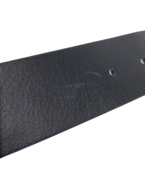 CELINE（セリーヌ）CELINE (セリーヌ) （Logo printed leather beltロゴプリントレザーベルト） ブラック サイズ:-の古着・服飾アイテム