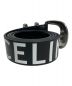 CELINE (セリーヌ) （Logo printed leather beltロゴプリントレザーベルト） ブラック サイズ:-：32000円