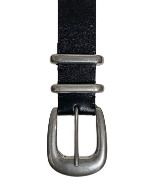 CELINE（セリーヌ）CELINE (セリーヌ) Logo printed leather belt（ロゴプリントレザーベルト） ブラック サイズ:-の古着・服飾アイテム