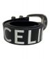 CELINE (セリーヌ) Logo printed leather belt（ロゴプリントレザーベルト） ブラック サイズ:-：35000円