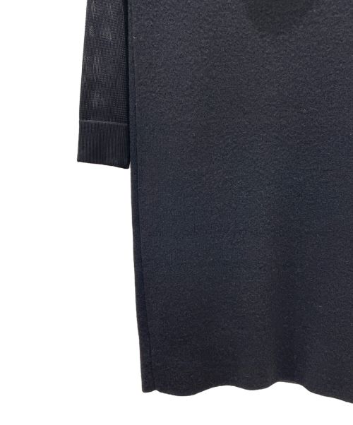 HERMES（エルメス）HERMES (エルメス) キャメルハイネックワンピース ブラック サイズ:34の古着・服飾アイテム