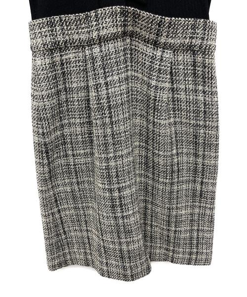 MACKINTOSH LONDON（マッキントッシュ ロンドン）MACKINTOSH LONDON (マッキントッシュ ロンドン) ニットワンピース ブラック サイズ:38の古着・服飾アイテム