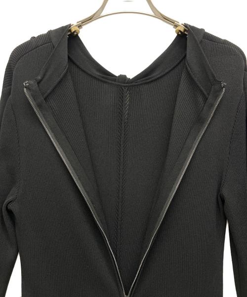 MACKINTOSH LONDON（マッキントッシュ ロンドン）MACKINTOSH LONDON (マッキントッシュ ロンドン) ニットワンピース ブラック サイズ:38の古着・服飾アイテム