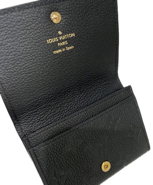 LOUIS VUITTON（ルイ ヴィトン）LOUIS VUITTON (ルイ ヴィトン) アンプラント カードケース アンヴェロップ・カルト ドゥ ヴィジット M58456 ブラックの古着・服飾アイテム