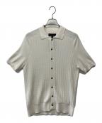 BROOKS BROTHERSブルックスブラザーズ）の古着「ニットポロシャツ」｜ホワイト