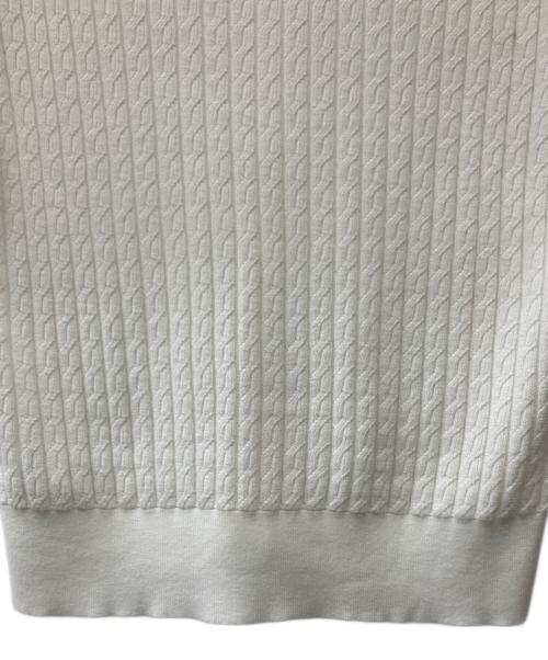 BROOKS BROTHERS（ブルックスブラザーズ）BROOKS BROTHERS (ブルックスブラザーズ) ニットポロシャツ ホワイト サイズ:Mの古着・服飾アイテム