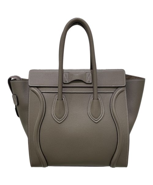CELINE（セリーヌ）CELINE (セリーヌ) ラゲージ マイクロ グレー サイズ:マイクロの古着・服飾アイテム