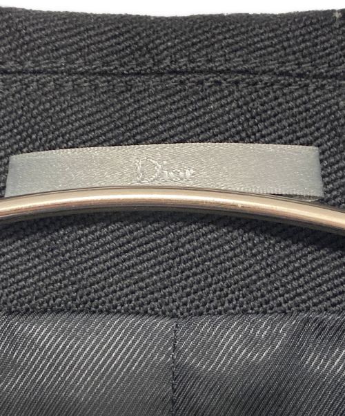 DIOR HOMME（ディオール オム）DIOR HOMME (ディオール オム) ヴァージンウールジップジャケット ブラック サイズ:46の古着・服飾アイテム