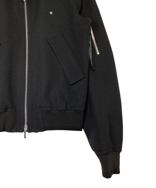 DIOR HOMME（ディオール オム）DIOR HOMME (ディオール オム) ヴァージンウールジップジャケット ブラック サイズ:46の古着・服飾アイテム