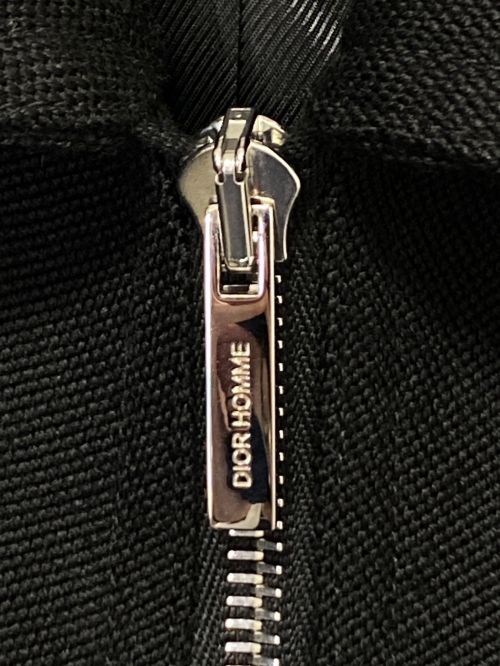 DIOR HOMME（ディオール オム）DIOR HOMME (ディオール オム) ヴァージンウールジップジャケット ブラック サイズ:46の古着・服飾アイテム