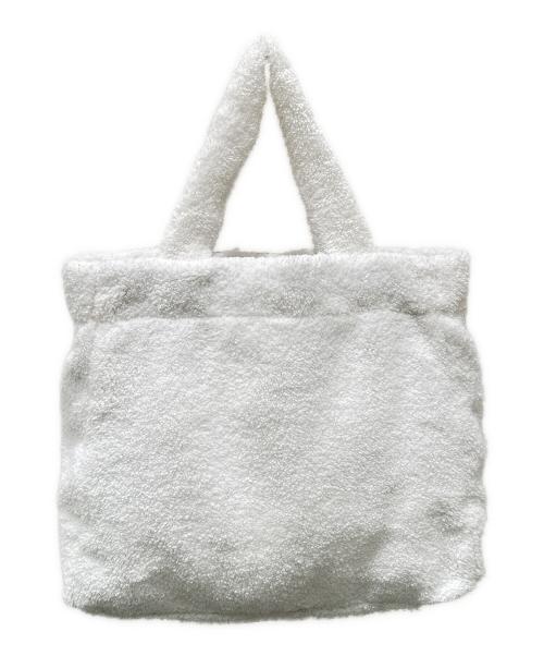 PRADA（プラダ）PRADA (プラダ) SPUGNA/テリートートバッグ ホワイト サイズ:-の古着・服飾アイテム