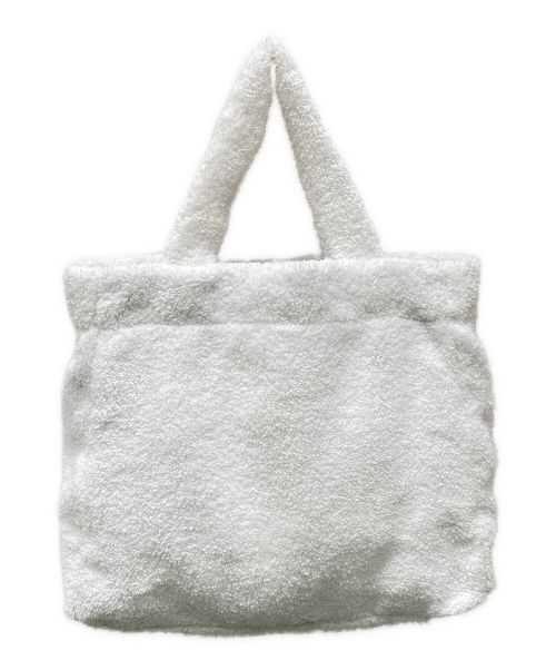 PRADA（プラダ）PRADA (プラダ) テリー トートバッグ ホワイトの古着・服飾アイテム