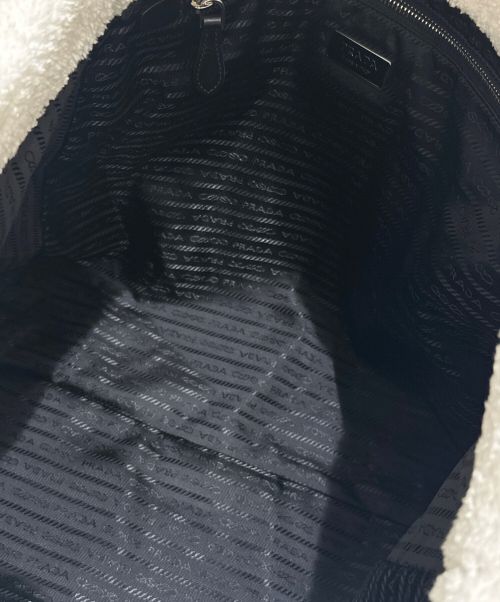 PRADA（プラダ）PRADA (プラダ) テリー トートバッグ ホワイトの古着・服飾アイテム