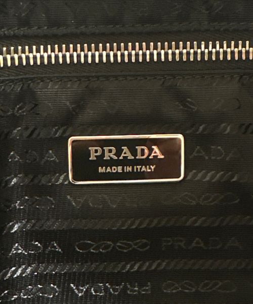 PRADA（プラダ）PRADA (プラダ) テリー トートバッグ ホワイトの古着・服飾アイテム
