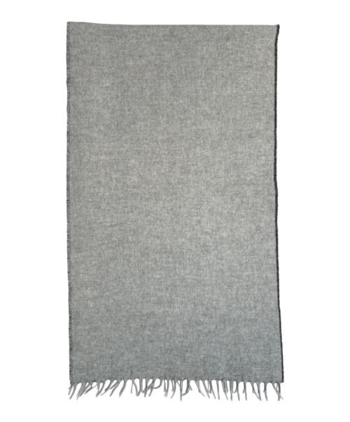 HERMES（エルメス）HERMES (エルメス) カシミヤ マフラー グレー サイズ:-の古着・服飾アイテム