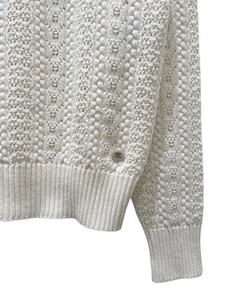 CHANEL（シャネル）CHANEL (シャネル) ココビーチプルオーバーニット アイボリー サイズ:36の古着・服飾アイテム