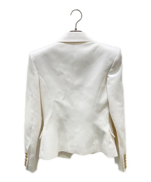 BALMAIN（バルマン）BALMAIN (バルマン) ダブルジャケット ホワイト サイズ:36の古着・服飾アイテム