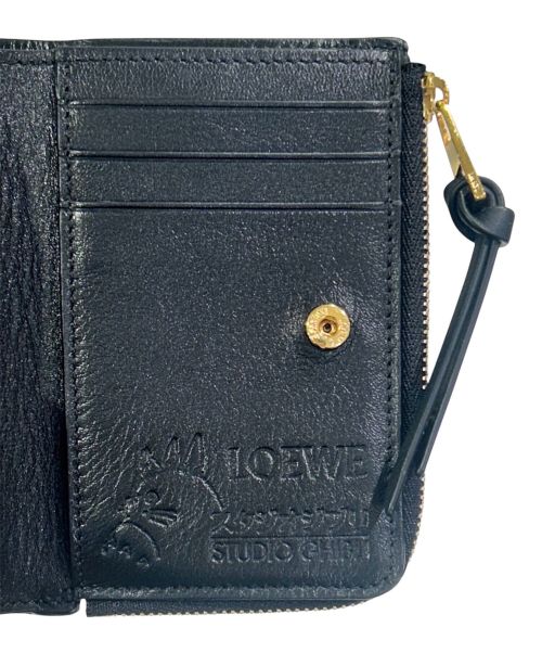 LOEWE（ロエベ）LOEWE (ロエベ) ハウルの動く城 (ハウルノウゴクシロ) カルシファー スリムジップ バイフォールド ウォレットの古着・服飾アイテム