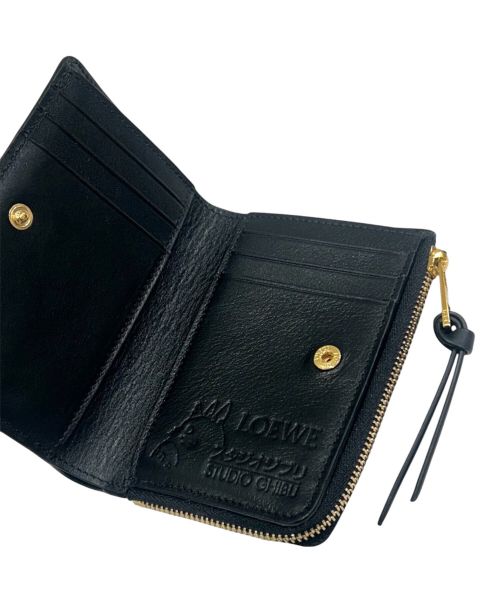 LOEWE（ロエベ）LOEWE (ロエベ) ハウルの動く城 (ハウルノウゴクシロ) カルシファー スリムジップ バイフォールド ウォレットの古着・服飾アイテム