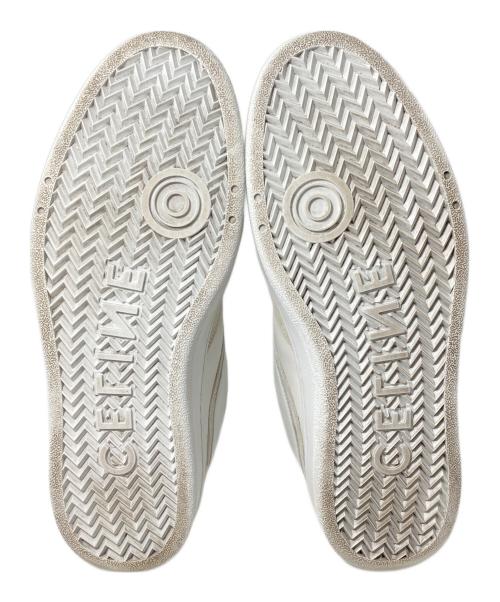 CELINE（セリーヌ）CELINE (セリーヌ) Low cut sneaker（ローカットスニーカー） ホワイト×ベージュ サイズ:42の古着・服飾アイテム