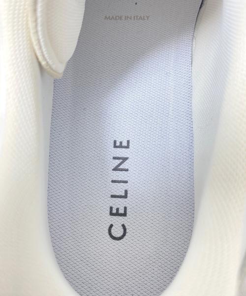 CELINE（セリーヌ）CELINE (セリーヌ) Low cut sneaker（ローカットスニーカー） ホワイト×ベージュ サイズ:42の古着・服飾アイテム