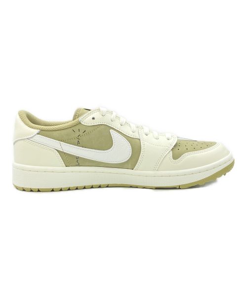 NIKE（ナイキ）NIKE (ナイキ) Travis Scott (トラヴィス スコット) AIR JORDAN 1 LOW GOLF NRG NEUTRAL OLIVE サイズ:27.5cm （US 9.5） 未使用品の古着・服飾アイテム