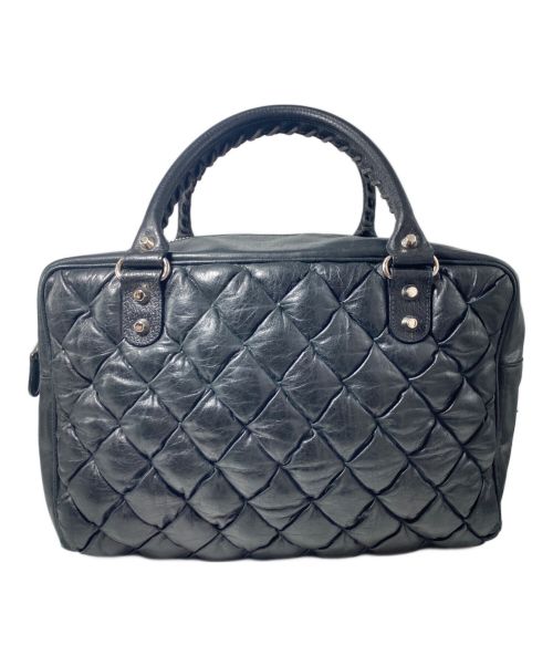 BALENCIAGA（バレンシアガ）BALENCIAGA (バレンシアガ) City / Matelasse Handbag（シティ/マトラッセハンドバッグ） ブラックの古着・服飾アイテム