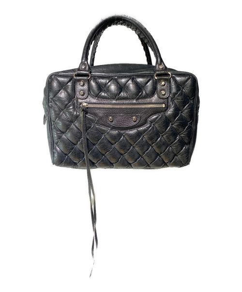 BALENCIAGA（バレンシアガ）BALENCIAGA (バレンシアガ) City / Matelasse Handbag（シティ/マトラッセハンドバッグ） ブラックの古着・服飾アイテム