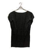 BALENCIAGAバレンシアガ）の古着「シルクワンピース」｜ブラック