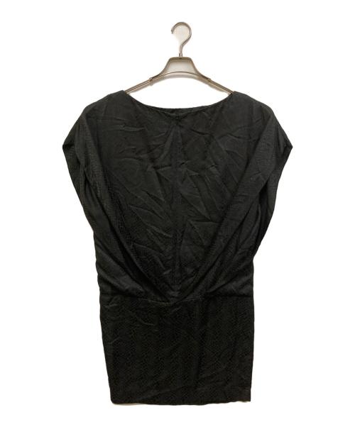 BALENCIAGA（バレンシアガ）BALENCIAGA (バレンシアガ) シルクワンピース ブラック サイズ:36の古着・服飾アイテム