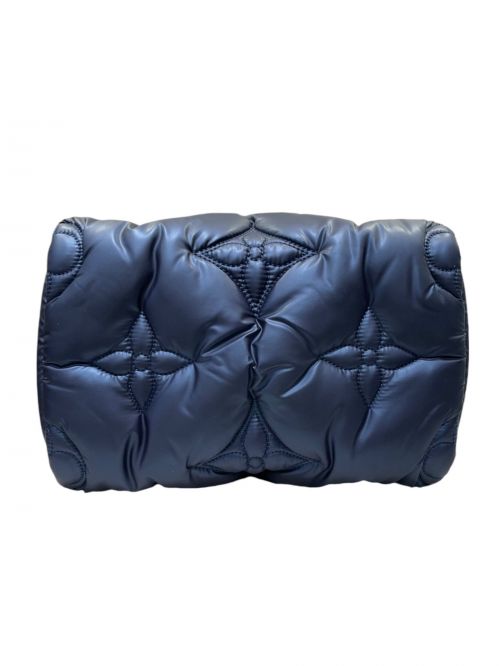 LOUIS VUITTON（ルイ ヴィトン）LOUIS VUITTON (ルイ ヴィトン) LVピロー スピーディ・バンドリエール25 M21061 ネイビー×ブラウンの古着・服飾アイテム