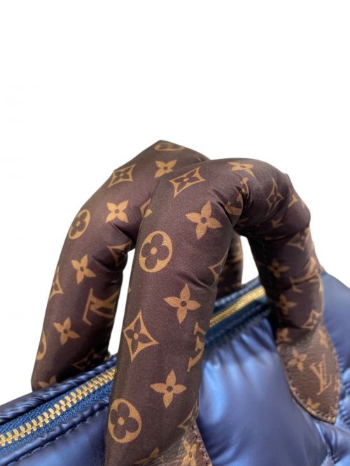 LOUIS VUITTON（ルイ ヴィトン）LOUIS VUITTON (ルイ ヴィトン) LVピロー スピーディ・バンドリエール25 M21061 ネイビー×ブラウンの古着・服飾アイテム