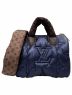 LOUIS VUITTON (ルイ ヴィトン) LVピロー スピーディ・バンドリエール25 M21061 ネイビー×ブラウン：280000円