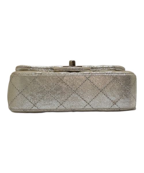 CHANEL（シャネル）CHANEL (シャネル) チェーンショルダーバッグ マトラッセ シルバー×シルバー金具 サイズ:17の古着・服飾アイテム