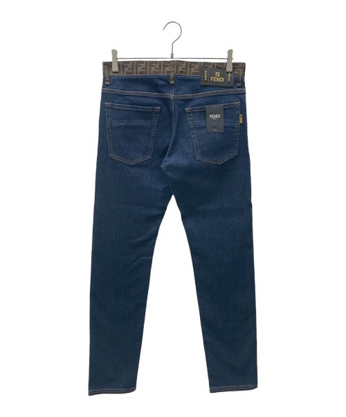 FENDI（フェンディ）FENDI (フェンディ) ズッカ ベルトライン デニムパンツ サイズ:32の古着・服飾アイテム