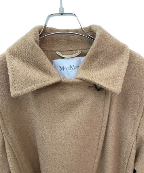 MaxMara（マックスマーラ）MaxMara (マックスマーラ) MAMUELA ピュア キャメル アイコン コート ベージュ サイズ:42の古着・服飾アイテム