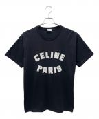 CELINEセリーヌ）の古着「ロゴプリントルーズTEE」｜ホワイト