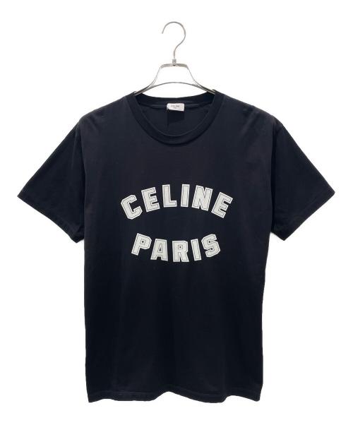 CELINE（セリーヌ）CELINE (セリーヌ) ロゴプリントルーズTEE ホワイト サイズ:Sの古着・服飾アイテム