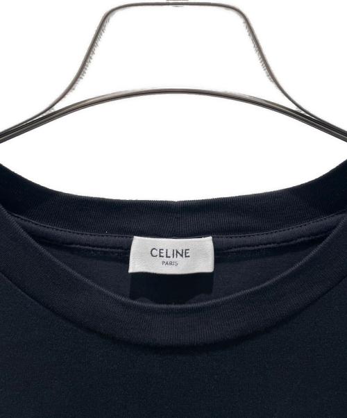 CELINE（セリーヌ）CELINE (セリーヌ) ロゴプリントルーズTEE ホワイト サイズ:Sの古着・服飾アイテム